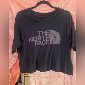 North Face Cropped Logo Tee